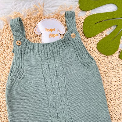 Jardineira de Linha Trança Verde 